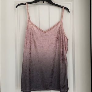 Velvet tank top